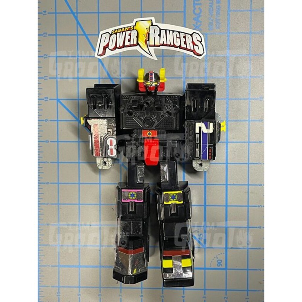 Power Rangers Lightspeed Rescue Train Megazord Action Figure 1998 Vintage Bandai